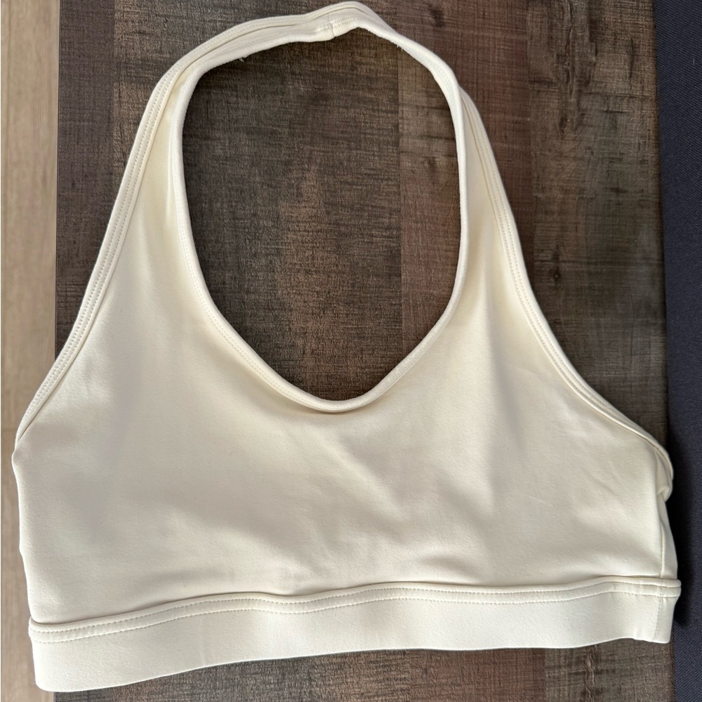 Diosafit - Cream Halter sports bra